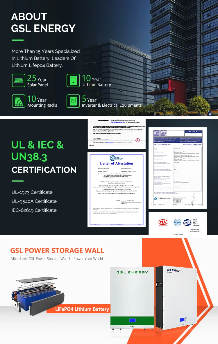 Rechargeable Deep Cycle 10 Years Warranty Lithium Solar Battery 48V Powerwall Tesla Home 5kwh 10kwh 20kwh Battery